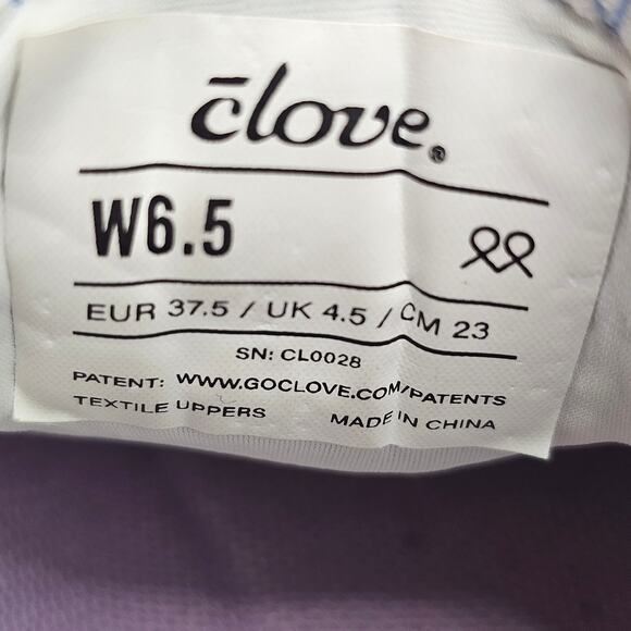 Clove Classic White Women’s Nursing Shoes with Floral Embroidery Size 6.5 - Picture 10 of 13